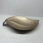 Nambe Eco MT0849 2015 Nut Bowl Leaf Shape Aluminum Modernist. Fixed Price $55.00.