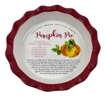 The Pioneer Woman Pumpkin Pie Plate Stoneware Dish, 2015DMT, Brand. Fixed Price $19.99.