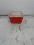 Vintage Pyrex A-11 Made Usa 501-B Refrigerator Dish With Clear Lid 501-C. Fixed Price $22.00.