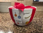 Crate & Barrel Winter Collage Christmas Nesting Bowls Set Of 3 Holiday New W/tag. Fixed Price $29.95.