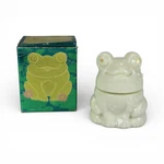 Vintage Avon Enchanted Frog Ceramic Cream Sachet Jar With Original Box. Fixed Price $6.97.