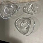 Sin Urch Decorative Glass Bowls Set Of 3 Clear Snack Nut. Fixed Price $40.00.