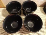 Turnbury By Dinex Onyx 4 Oz Insulated Bowl Melmac Melamine #3200 Set Of Vguc. Fixed Price $14.99.