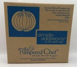 Pampered Chef Simple Additions Pumpkin Dish #2082 Autumn Thanksgiving Open Box. Fixed Price $8.50.