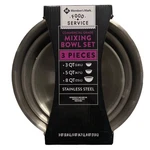 Member's Mark Stainless Steel Mixing Bowl Set (3 Piece) 3QT, 5QT, And 8QT. Fixed Price $22.07.