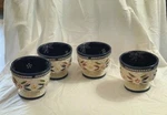 Temptations By Tara Old World Vivid Pedestal Ice Cream Bowls- Set Of 4- New. Fixed Price $24.00.