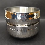 Set Of Bon Chef Double Wall Stainless Steel Bowls 4.5" Wide 12OZ #61220 New. Fixed Price $31.49.