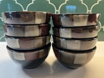 Set Of Pfaltzgraff Everyday Taos Fruit Berry Bowls 4 3/8 Brown Mint. Fixed Price $89.99.
