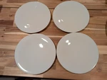 Alessi Toyo 2006 Plates Set Of 4 Modern Contemporary Design Tableware. Fixed Price $128.37.