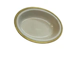 Lenox Tuxedo Oval Serving Bowl Vegetable Ivory Gold Trim 8.25". Fixed Price $29.24.