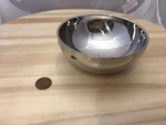 1 Piece Rice 4.6" Round Shaped Silver Mixing Bowl Stainless Tableware Steel B22. Fixed Price $12.28.
