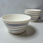 Royal Doulton Pacific Set Of 4 Cereal Soup Bowls Approx 5.75" Diameter. Fixed Price $35.56.