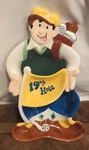 Vintage 19TH Hole Golfer Chip & Dip Tray Ceramic Party Snack Server Kitsch. Fixed Price $24.98.