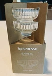 Set Of / Nespresso Affogato Glass Dessert Bowls Barista Collection Summer 2024. Fixed Price $26.50.