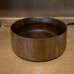 Dansk Designs Denmark Jhq- Mcm Staved Teak Wood Salad Bowl- 11-1/2" Diameter. Fixed Price $99.99.