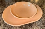 Rubbermaid 9" Melamine Bowl & 15" Platter Peach Vintage 3837, 3856. Fixed Price $19.57.