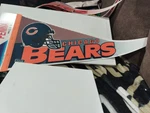 Wincraft Chicago Bears Big Helmet Retro Felt Pennant Football Nfl 12X30 Full Sz. Fixed Price $19.99.