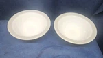Vintage Pyrex By Corning Usa White Milkglass/gray Band SET/2 Soup Bowls 7.5 Rare. Fixed Price $16.99.