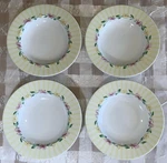 Near Mint Set Of (4) Pfaltzgraff Grandma's Kitchen 9" Rimmed Soup Pasta Bowls. Fixed Price $19.97.