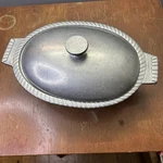 Wilton Armetale Gourmet Grillware Covered Oval Baker Chili Pot Nwt. Fixed Price $59.99.