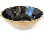 Handmade Clay Pottery Mixing Bowl Kiln Fired Glaze Earthenware Artisanal 10.5". Fixed Price $55.00.