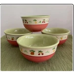 Pfaltzgraff Secrets Of Pistoulet Fruit Bowls Set 4 Jana Kolpen Red Green 2002. Fixed Price $45.00.