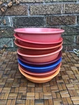 Vtg Fiestaware Soup Cereal Bowls Rainbow Homer Laughlin 7 Set Of 8. Fixed Price $85.00.