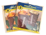 Amscan Large Football Party Supply Snack 7.5" Popcorn Box Brown Lot Of 2. Fixed Price $14.88.
