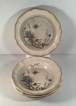 Set Of Mikasa Blue Daisies Eb 804 Round Soup / Cereal Bowls. Fixed Price $19.99.