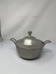 Vintage The Wilton Co Rwp Pewter Round Serving Bowl With Lid. Fixed Price $22.95.