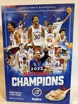 Kansas Jayhawks 2022 National Champions Mens Basketball Ku Collector Cereal Box. Fixed Price $25.00.
