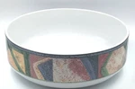 Furio Home Mesa Geometric 9" X 3-1/4" Round Vegetable Serving Bowl H097/52. Fixed Price $12.80.