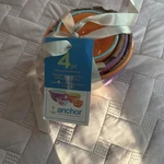 Anchor Hocking Company Nesting Prep Bowls Set Of Floral Spring Pour 4.5-2.5". Fixed Price $29.99.
