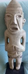 Ancient Aztec Mezcala ? Pre Columbian Heavy Solid Stone Figure Mexican. Fixed Price $1500.00.