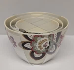 Threshold 3 Piece Set Floral Melamine Small Serving Bowls Sizes New. Fixed Price $17.99.