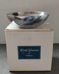4 Silver Colored Salad Bowls 6" 1999 The Pintel Collection By Towle. Fixed Price $32.95.