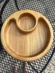 Crate & Barrel Ceramic Chip And Dip Bowl Tray Round 12". Fixed Price $33.00.