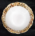 4 Camila Leopard Soup Cereal Bowl 5.5" Porcelain Jungle Safari Animal Print Wild. Fixed Price $69.67.