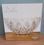 Dublin Serving Bowl-shannon Crystal By Godinger 8.5" Nib!. Fixed Price $20.00.