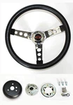 C10 C20 C30 Blazer Grant Black Steering Wheel Red & Center 13 1/2". Fixed Price $119.92.