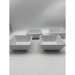 Set Of 4 Pampered Chef Simple Additions 7.25 Square Medium Serving Bowls. Fixed Price $39.99.