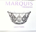Marquis By Waterford Crystal Lacey Design Serving Bowl 9" Diameter. Fixed Price $55.00.