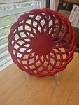 Espana Lifestyle Red 7" Diameter Mini Bread Hot N' Cold Lattice Basket. Fixed Price $15.19.