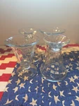 Vtg 4 Libbey 5115 Tulip Sundae Glasses - Made In U.s.a. New "l" "5" "7" "2". Fixed Price $18.99.