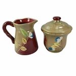 Tracy Porter Henna Collection Creamer Lidded Sugar Bowl Set 2008 Retired. Fixed Price $29.99.