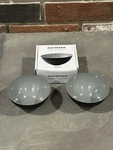 Krenit Bowls Designed By Herbert Krenchel Relaunched Normann Copenhagen. Fixed Price $40.00.