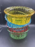 7 Studio Silversmiths Everyday Renaissance Colours Glass Bowls. Fixed Price $37.00.