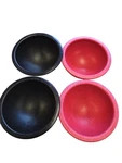 American Maid P-03075 & P-02925 Dipping Bowls Red Black. Fixed Price $11.00.