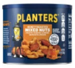 Planters Honey Roasted Mixed Nuts, Party Snacks, Plant-based Protein, 10 Oz Stee. Fixed Price $5.90.