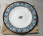Vera Bradley Java Blue VB-618 Elephant Soup Bowls Set 4 Andrea Sadek Inch. Fixed Price $35.08.
